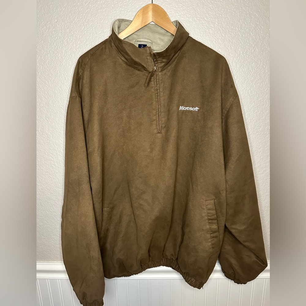 Microsoft Brown Men's Windbreaker